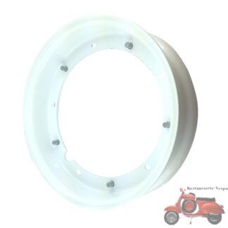 Felge Vespa 50 10 Zoll offen weiss