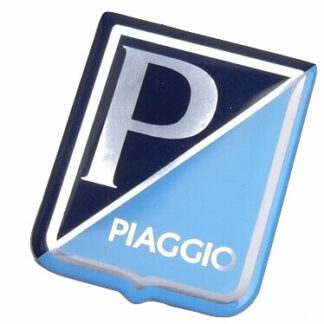 Schriftzug Emblem Kaskade, PIAGGIO. Kunststoff, Rechteck 35x45mm Vespa Super GS GT