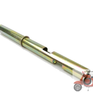 Gasrohr für die Vespa V50 Special von 1972-1984. Rahmenkürzel V5B1T Durchmesser:  Ø24mm Gesamtlänge: 282mm Länge Griff: 113mm Länge im Lenker: 167mm