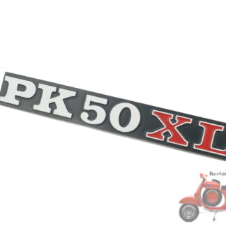 Schriftzug Vespa PK50XL Seitendeckel Gepaeckfach