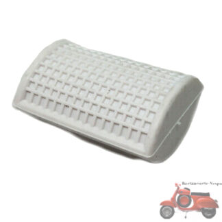 Bremspedal Gummi eckig weiss Vespa 50