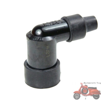 Zündkerzenstecker NGK kurz entstört, 90 Grad, 10`er, 12`er und 14`er Zündkerzen, 5 & 7mm Zündkabel