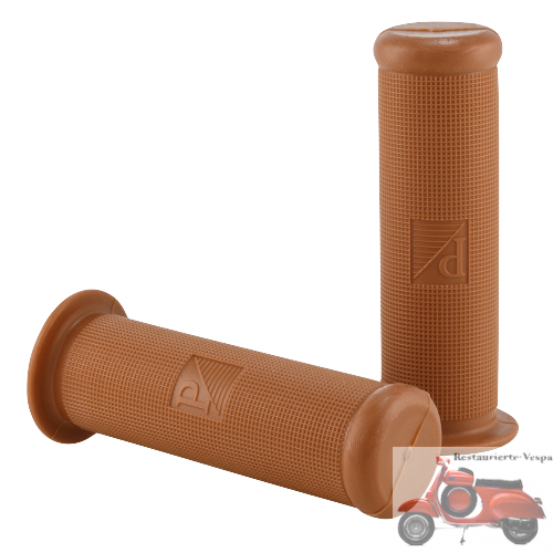 Griffe Vespa 50 braun mit Piaggio Logo