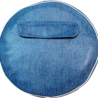Vespa Reserveradabdeckung Jeans 10 Zoll