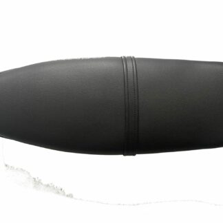 Vespa 50 Sitzbank schwarz mit Aufdruck und Druckknopf