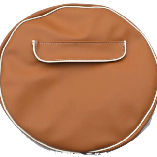 Vespa Reserveradabdeckung braun 10 Zoll