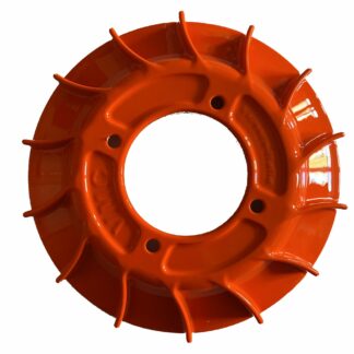 VMC Luefterrad Alu 14 Finnen neon orange