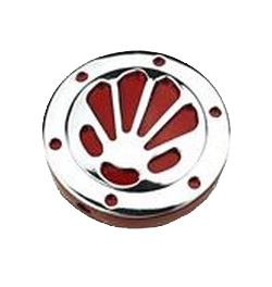 Feuerzeug Vespa Hupe rot