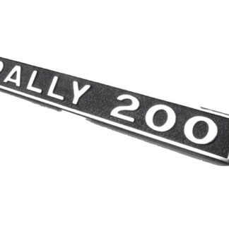 Schriftzug hinten gerade Vespa Rally 200 erste Serie