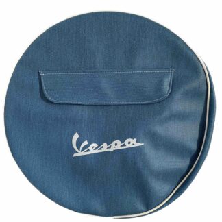 Vespa 10 Zoll Reserveradabdeckung Jeans mit Aufdruck