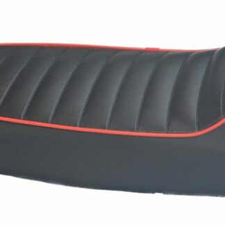 Vespa 50 Sport Monositz schwarz roter Keder