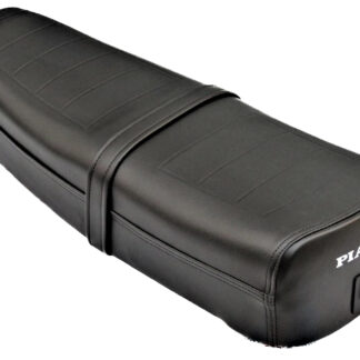 Sattel schwarz Vespa PKs mit Schloss und Aufdruck Piaggio