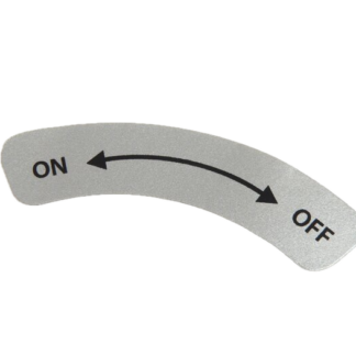 Aufkleber Benzinhahnhebel Vespa