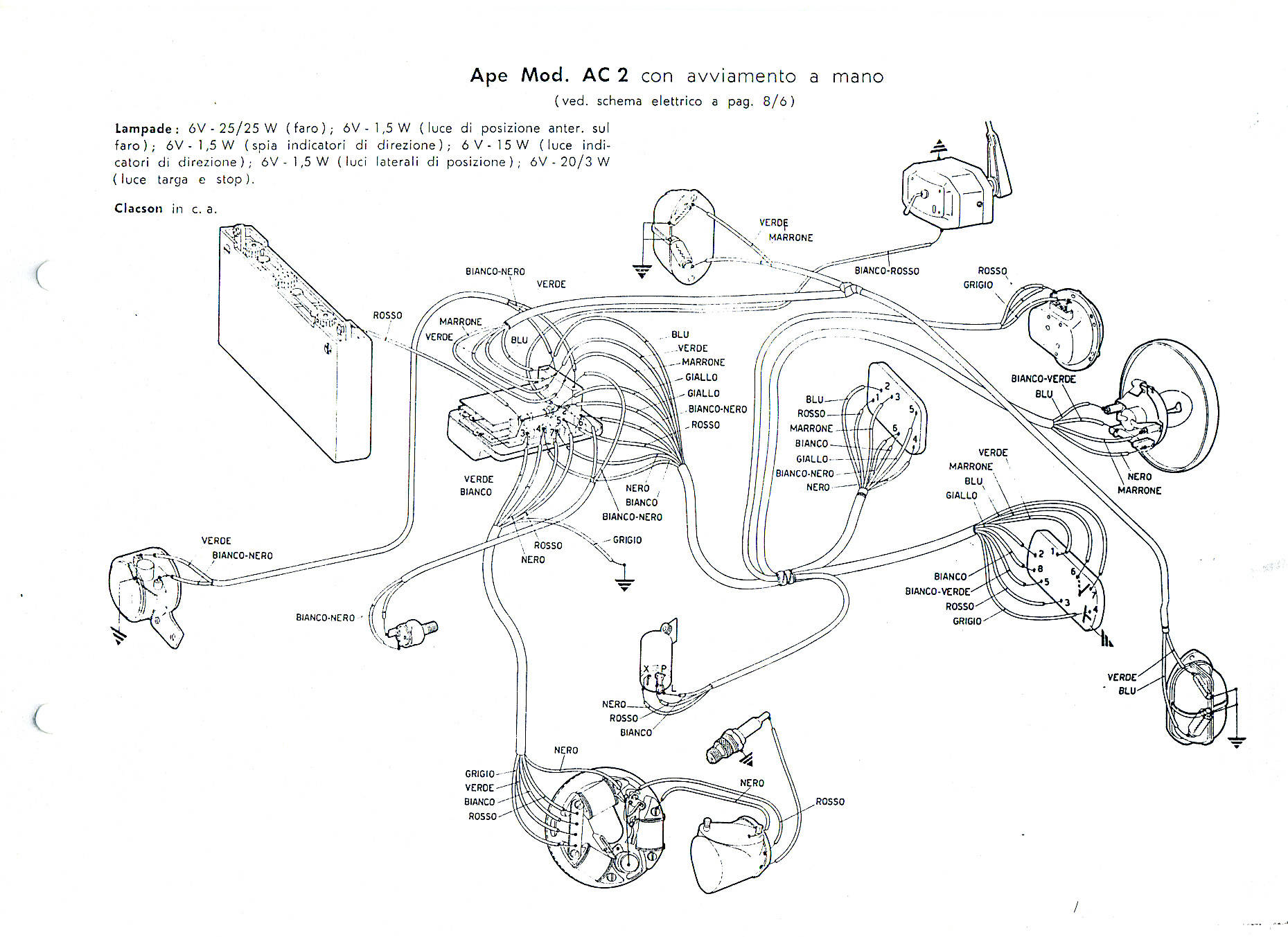 Kabelbaum Ape AC2