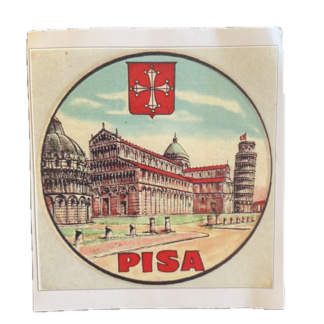 Vespa Aufkleber Pisa