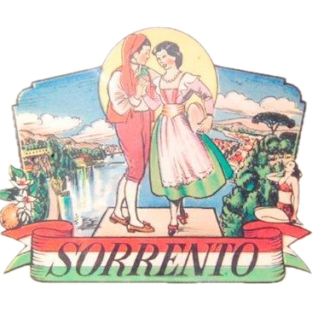 Vespa Aufkleber Sorrento