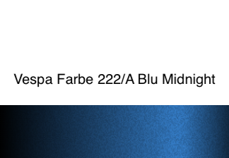 Vespa Farbe 222A Blu Midnight