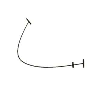 Fangband für Seitenklappe Vespa PK schwarz