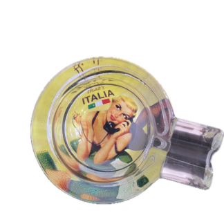 Vespa Aschenbecher gelb