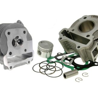 Zylinder 50ccm 2EXTREME Standard mit Sekundärluftsystem Zylinderkopf für GY6 QMA/QMB 4-Takt Motor Baotian, Rex, Benzhou