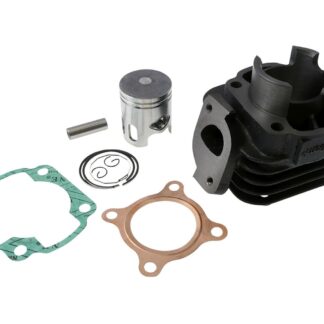 Zylinder 2EXTREME Ersatz 50ccm AC 10mm für Minarelli liegend Set kompatibel für Aprilia SR50, Yamaha Jog R, Neos, MBK MachG 2-Takt