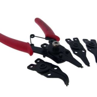 Seegerringzange mit 4 Aufsätzen 10-50mm