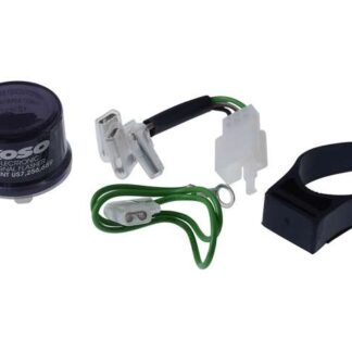 KOSO 12V Universal LED Blinkerrelais - 3-Pin, 1-80 Watt, Kompatibel mit Motorrad, Roller, Quad