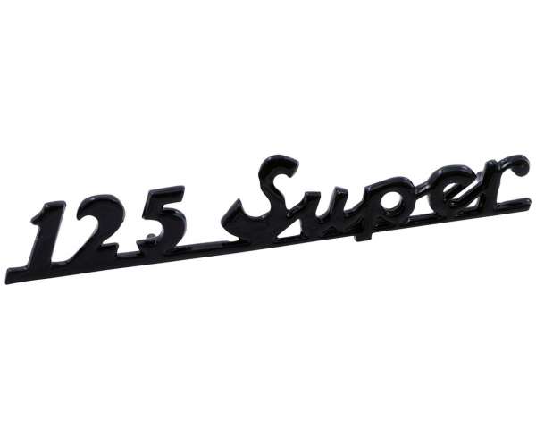 Schriftzug Emblem für Heck 125 Super dunkelblau 115x23mm, 4 Pin