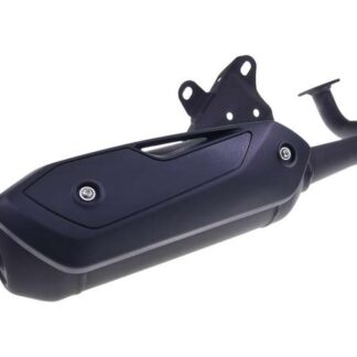 Auspuffanlage TECNIGAS Silent Pro Black für 2-Takt China 1E40QMB ATU Explorer Race GT50, Spin GE50, CPI Hussar, Oliver 50ccm