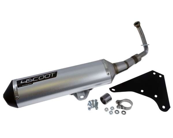 Auspuff TECNIGAS Maxi 4Scoot 4-Takt kompatibel für Piaggio Beverly, Carnaby 125-200 Quasar Motor