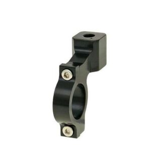 Lenkerklemme für Spiegel Aluminium schwarz M8 Linksgewinde