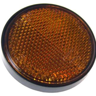 Reflektor rund orange 60mm