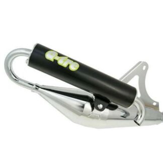 Auspuff TECNIGAS Q-Tre Chrom für Gilera, Piaggio 50 2T