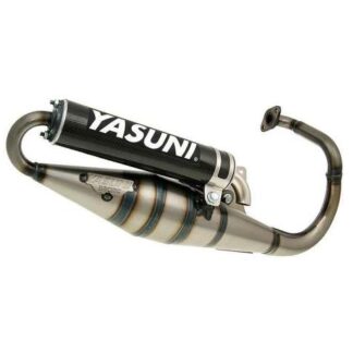 Auspuff YASUNI Scooter Z Carbon für Peugeot stehend 2-Takt