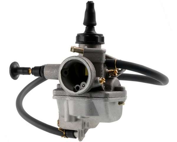 Vergaser 18mm 2-Takt mit manuellem Choke und Flanschanschluss kompatibel für Honda NSR, MT, MB, MBX, MTX 50/ 80 Moped