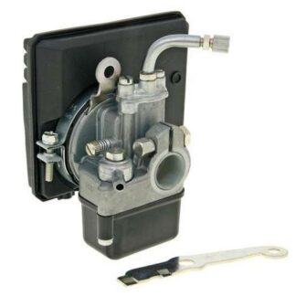 Malossi SHA 13 Vergaserkit 2-Takt kompatibel für Piaggio, Vespa Bravo, Superbravo - Inklusive Luftfilterbox, Montageteile