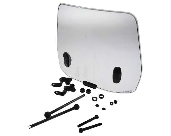 Windschild PUIG Trafic smoke kompatibel für Aprilia Sport City One 125