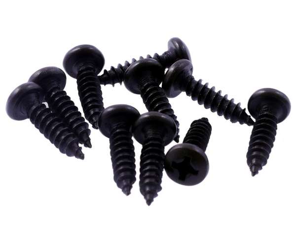 Blechschraube Kreuzschlitz Set 4,2x16 schwarz 10 Stück