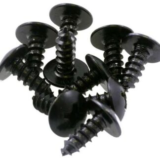 Schrauben Verkleidung kreuz schwarz 4x12mm 10 Stück