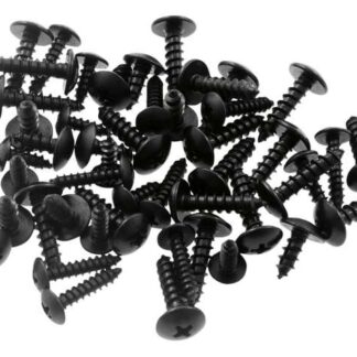 Blechschrauben Set schwarz M5/M5 12/20mm sortiert 50 Stück