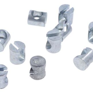 Bowdenzug Nippel mit Schlitz 8x9 mm 10 Stück