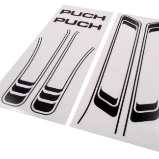 Aufkleber Dekor Satz passend für Puch Maxi schwarz