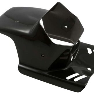 Verkleidung Scheinwerfer kompatibel für Puch Maxi S, N, Aleta Pequena, Vespa Citta, AC, 2-Takt, schwarz, Kaskade, Front, Mofa, Moped, Mokick