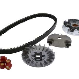 Variomatikset inkl. Keilriemen und Gewichte 15x12 6,3g 2-Takt kompatibel für Aprilia Rally, Italjet Dragster, MBK Booster, Nitro, Yamaha Aerox, BWs Ersatz Roller