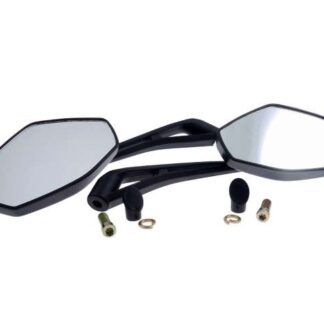 Spiegel Set 2 Extreme schwarz M10 rechts + links für Peugeot Speedfight 3 / 4, Streetzone, Generic Trigger ABE un