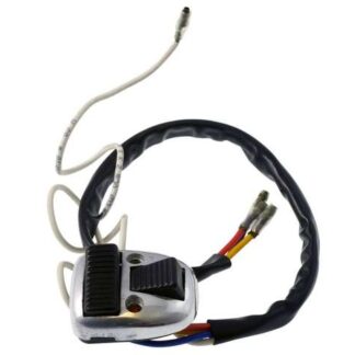 Lichtschalter für Lambretta eckig, 4-Kabel, schwarz