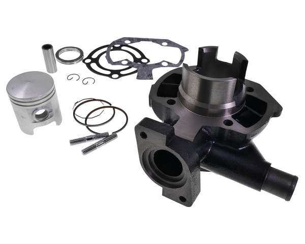 Zylinder 2EXTREME Ersatz 50ccm rund LC kompatibel für Peugeot liegend 2-Takt Speedfight 3 / 4, Jet Force C-Tech bis 2013, Ludix Blaster