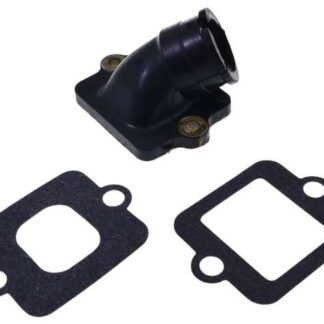 Ansaugstutzen + Dichtung STANDARD kompatibel für Piaggio 50ccm 2-Takt NRG Power, TPH, Zip, Gilera Runner, Ice, Aprilia SR50