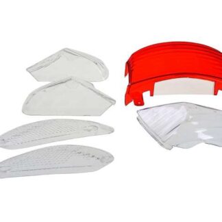 Rücklichtglas Blinkergläser Set für Baotian BT49QT-3, Epella GMX, Rex RS400 450