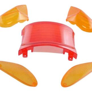 Blinkerglas Set Streuscheibe China 4-Takt Roller Baotian, Benzhou, Explorer, Znen